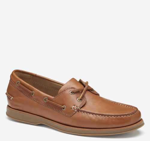 Monaco 2-Eye Boat Shoe - Tan Glove Leather