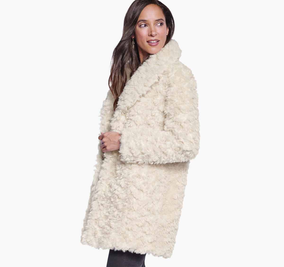 Faux-Fur Coat image number null