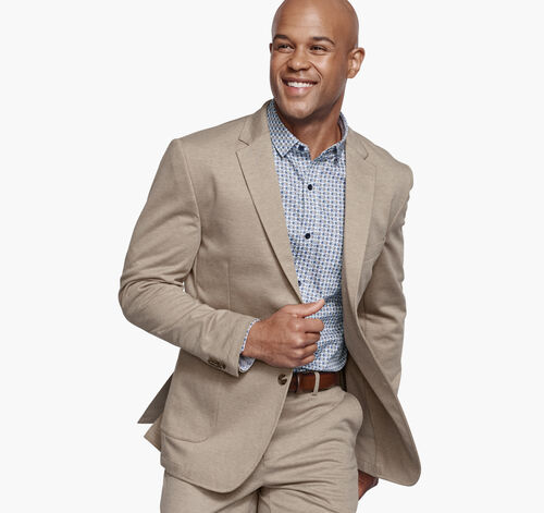 XC Flex® Knit Blazer - Tan Twill