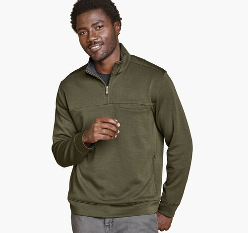 Essential Quarter-Zip - Olive