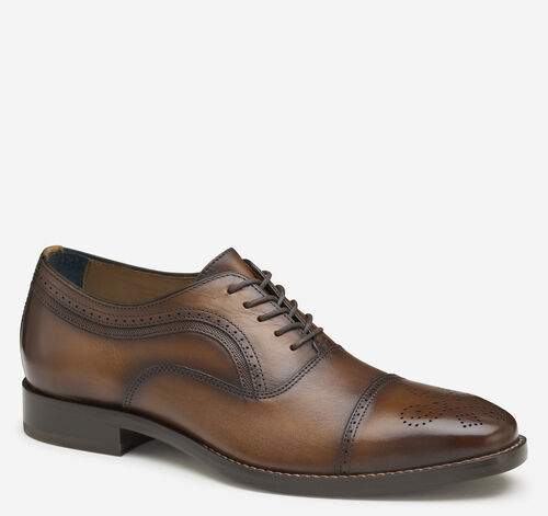 Danridge Cap Toe - Tan Full Grain