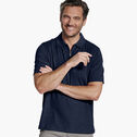 Finn Ribbed Zip Polo image number null