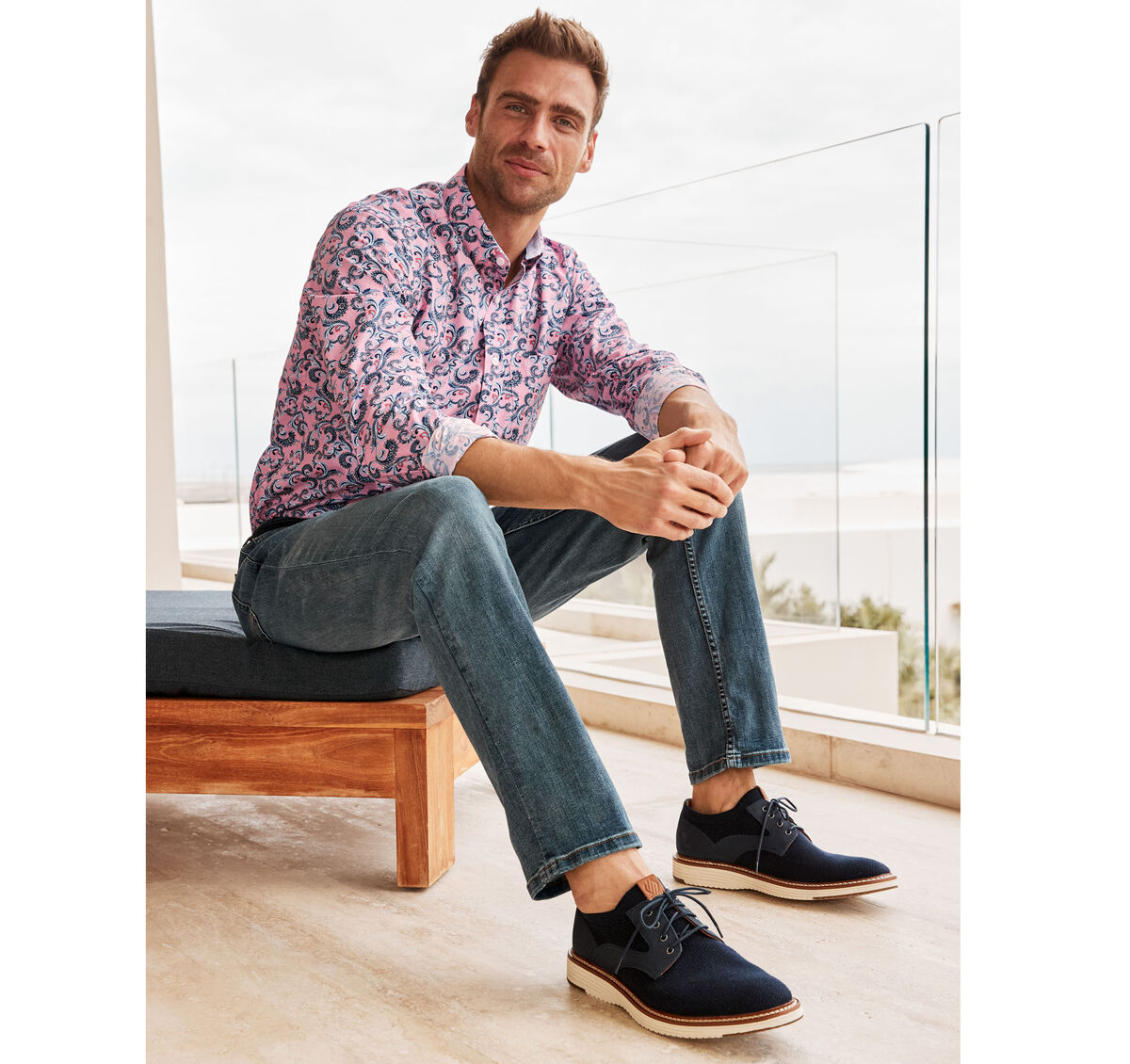 Printed Cotton Shirt image number null