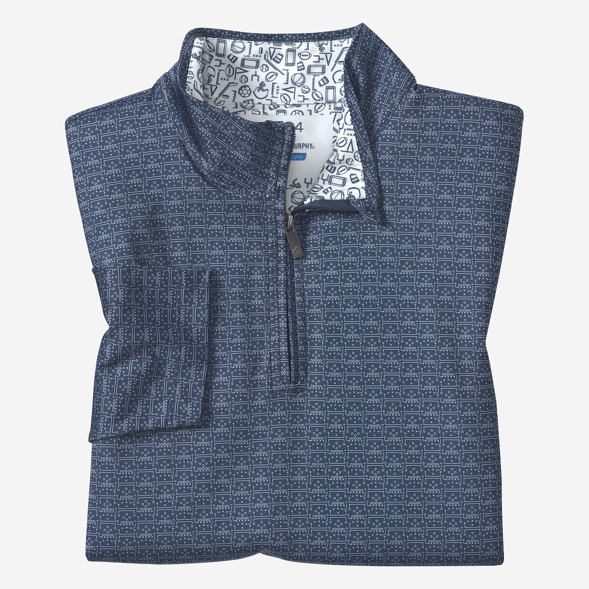 Game Day XC4&reg; Plays Print Quarter-Zip image number null