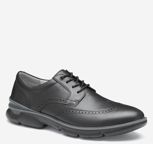 Tanner Wingtip - Black Waterproof Full Grain