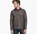 Textured Fleece Quarter-Zip image number null