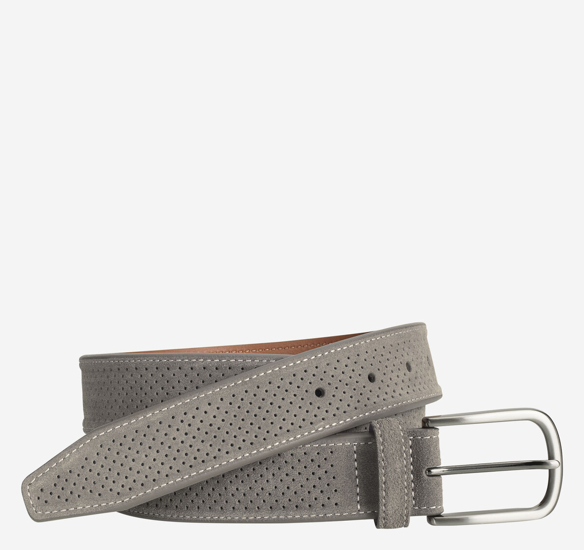 Perfed Suede Belt image number null