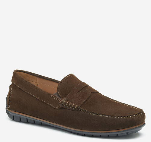 Cort 2.0 Penny Loafer - Dark Brown Waxed English Suede