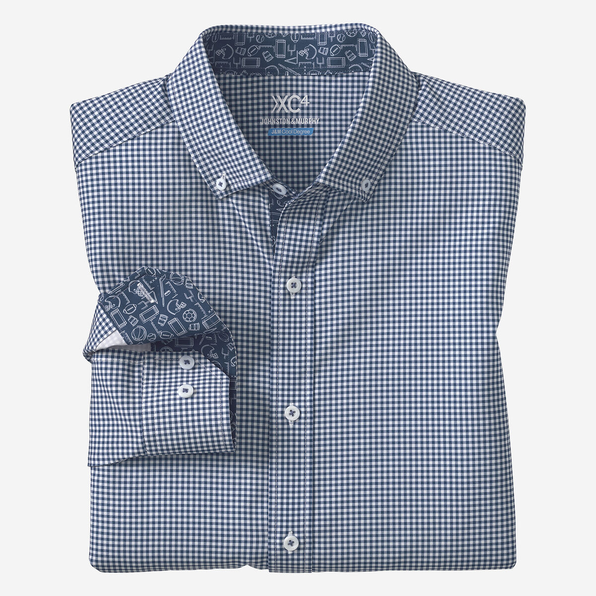 Game Day XC4&reg; Long-Sleeve Gingham Shirt image number null