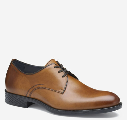 Flynch Plain Toe - Tan Italian Calfskin