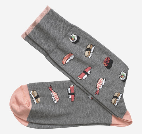 Sushi Socks - Gray Sushi