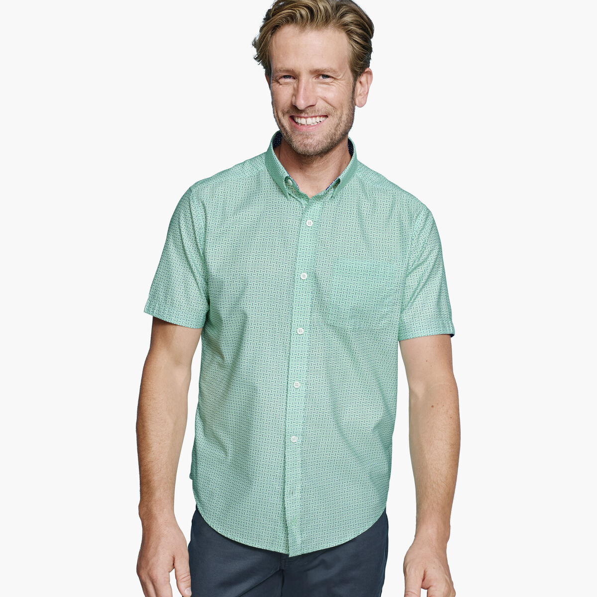 Printed Short-Sleeve Shirt image number null