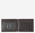 Croc-Embossed Leather Billfold Wallet image number null