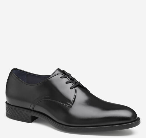 Flynch Plain Toe - Black Italian Calfskin