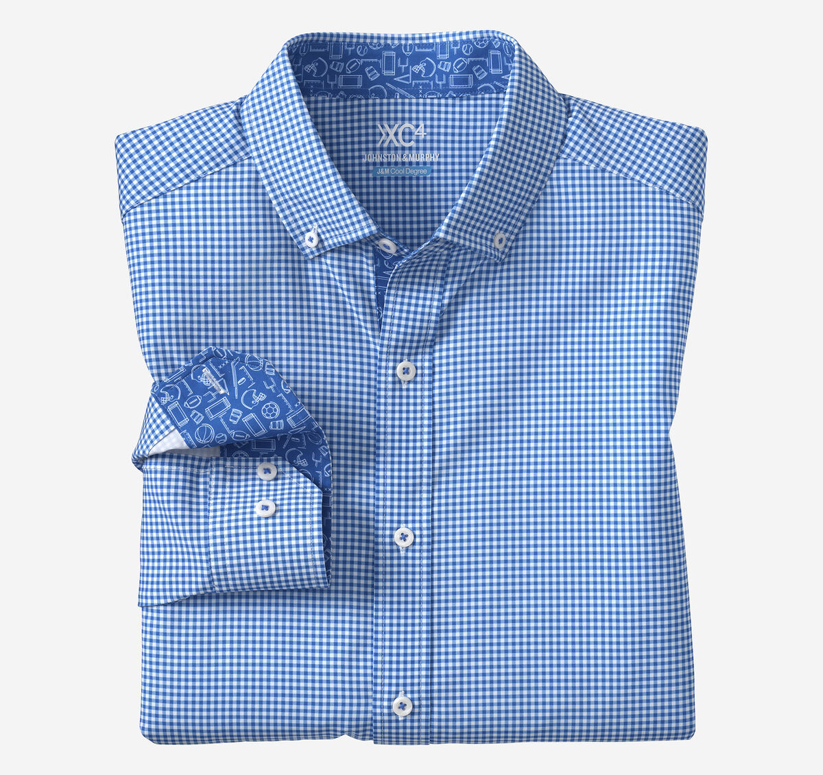 Game Day XC4&reg; Long-Sleeve Gingham Shirt image number null