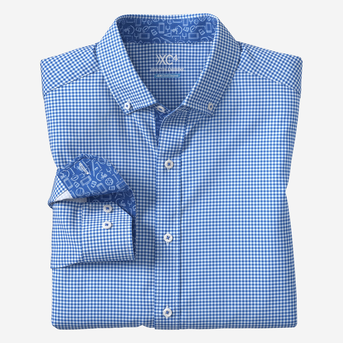 Game Day XC4&reg; Long-Sleeve Gingham Shirt image number null