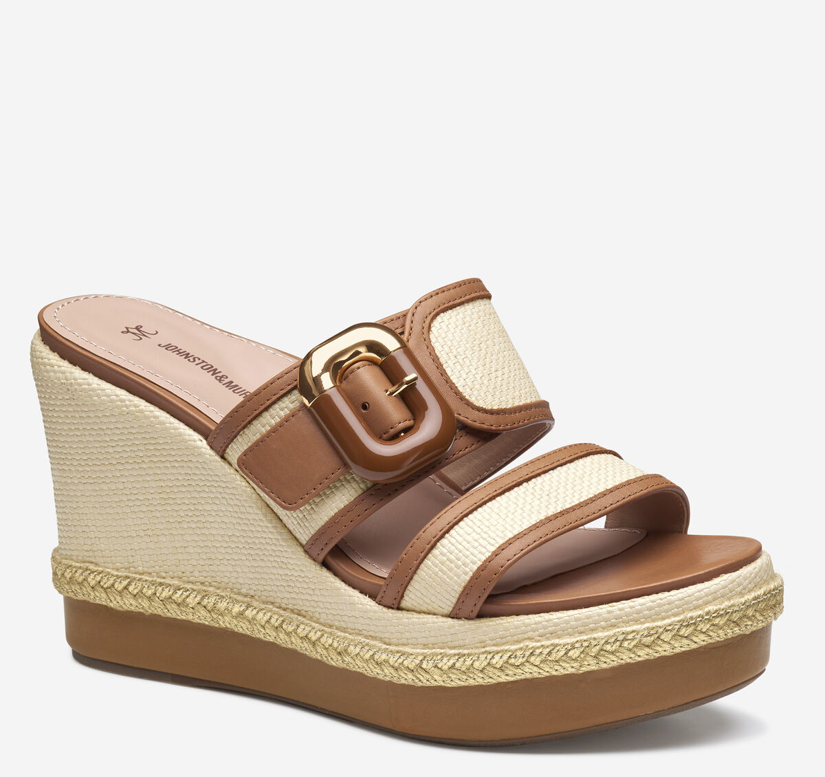 Addison Buckle-Strap Wedge image number null