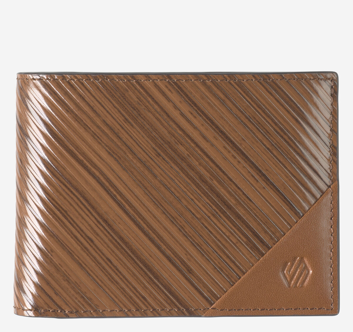Hudson Diagonal-Etched Billfold Wallet image number null