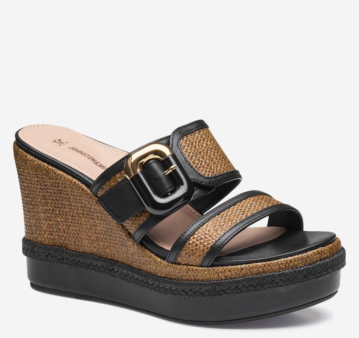 Addison Buckle-Strap Wedge image number null