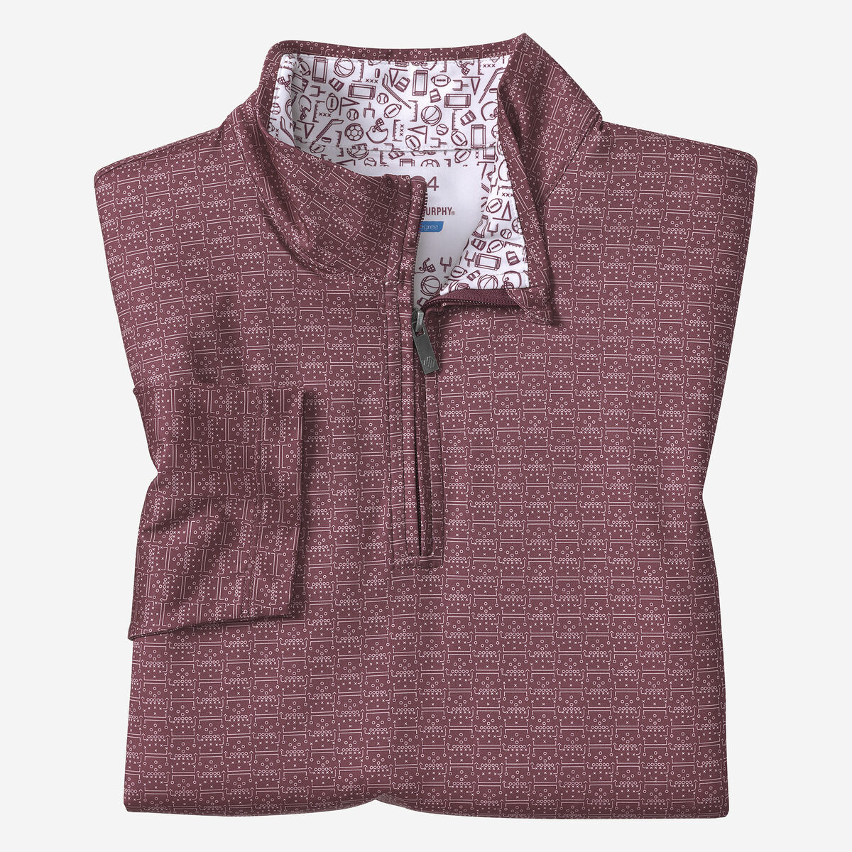 Game Day XC4&reg; Plays Print Quarter-Zip image number null
