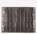 Croc-Embossed Leather Billfold Wallet image number null