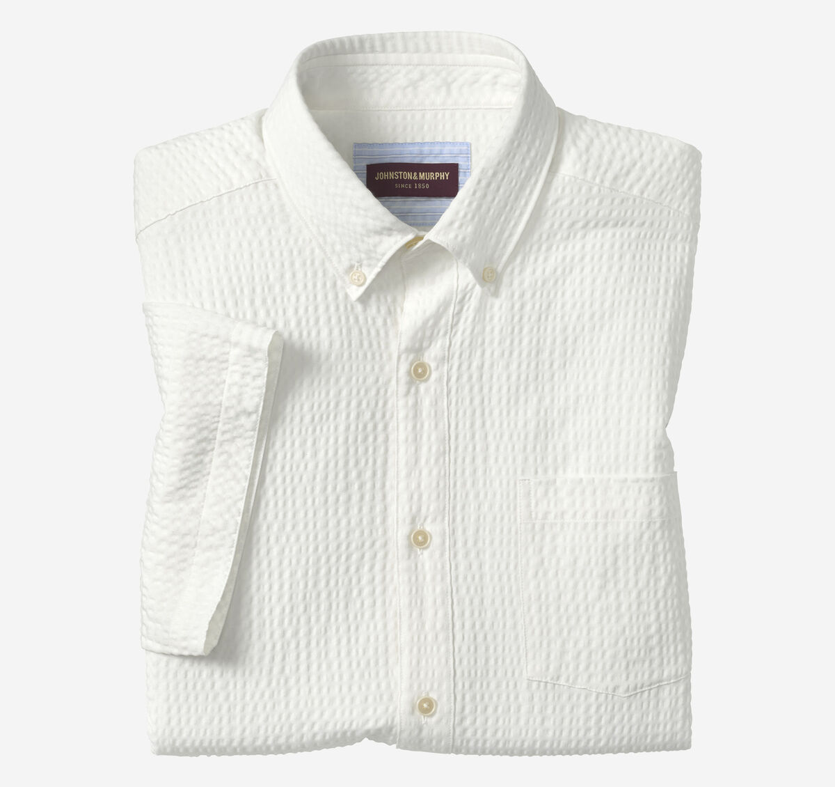 Leland Seersucker Short-Sleeve Shirt image number null