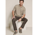 Finn Ribbed Zip Polo image number null