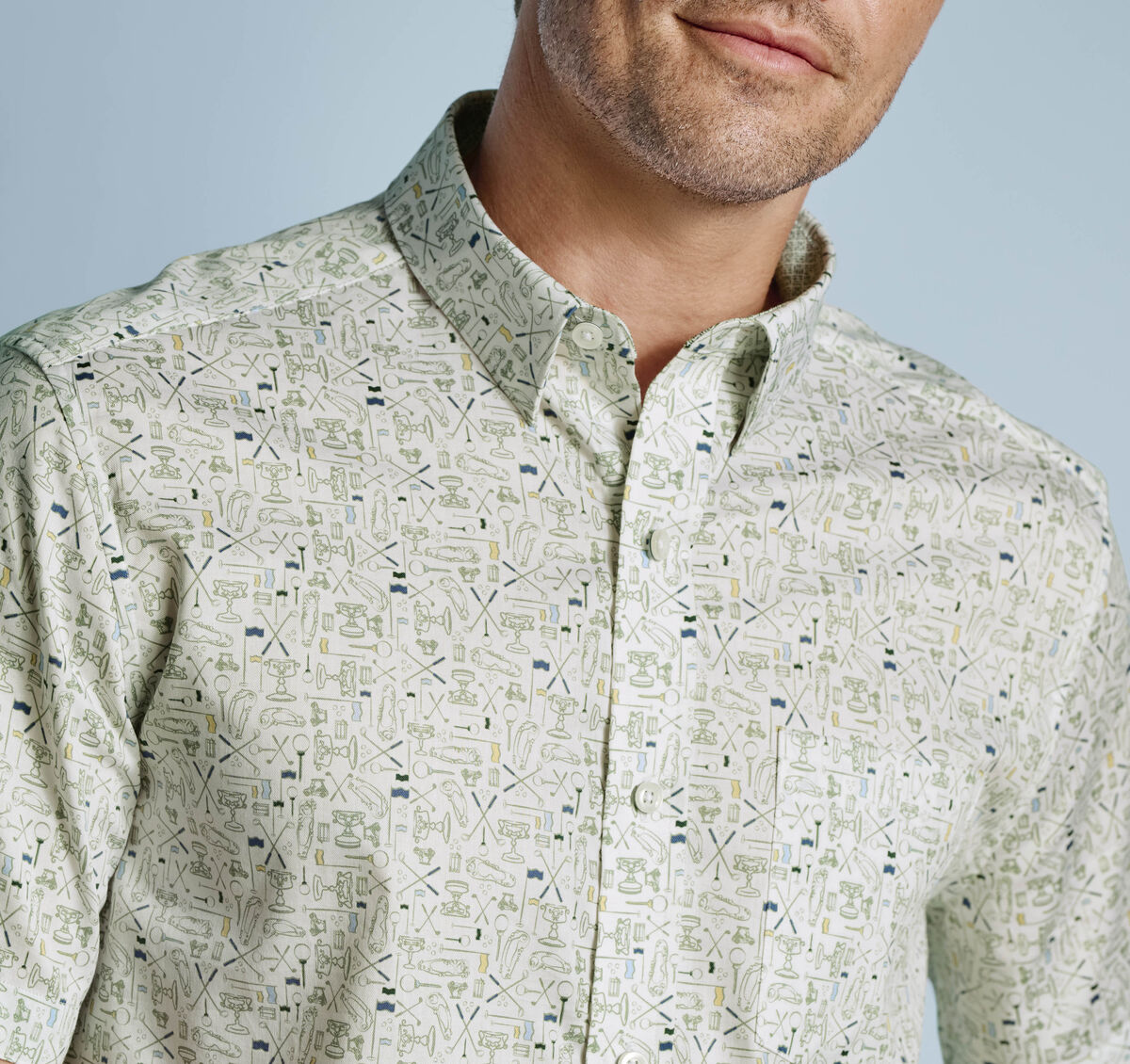 Logan Printed Short-Sleeve Shirt image number null