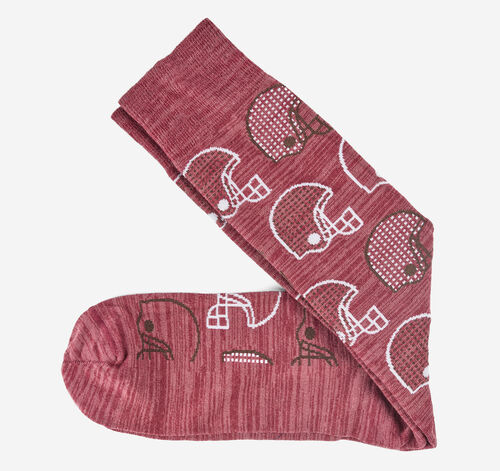 Game Day Football Socks - Burgundy
