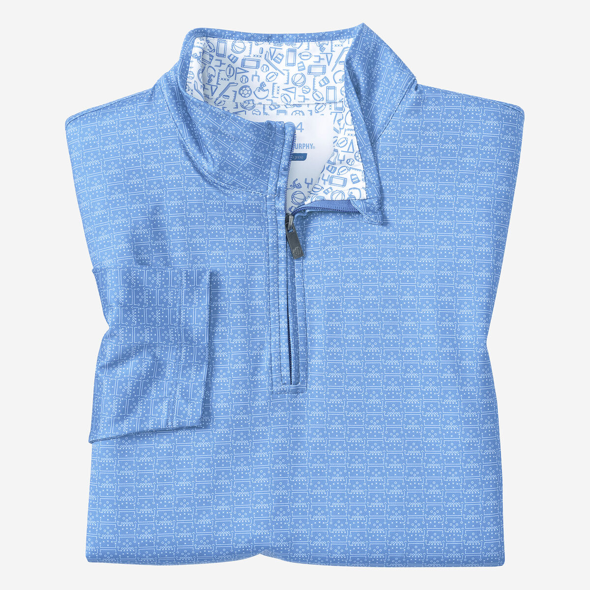 Game Day XC4&reg; Plays Print Quarter-Zip image number null