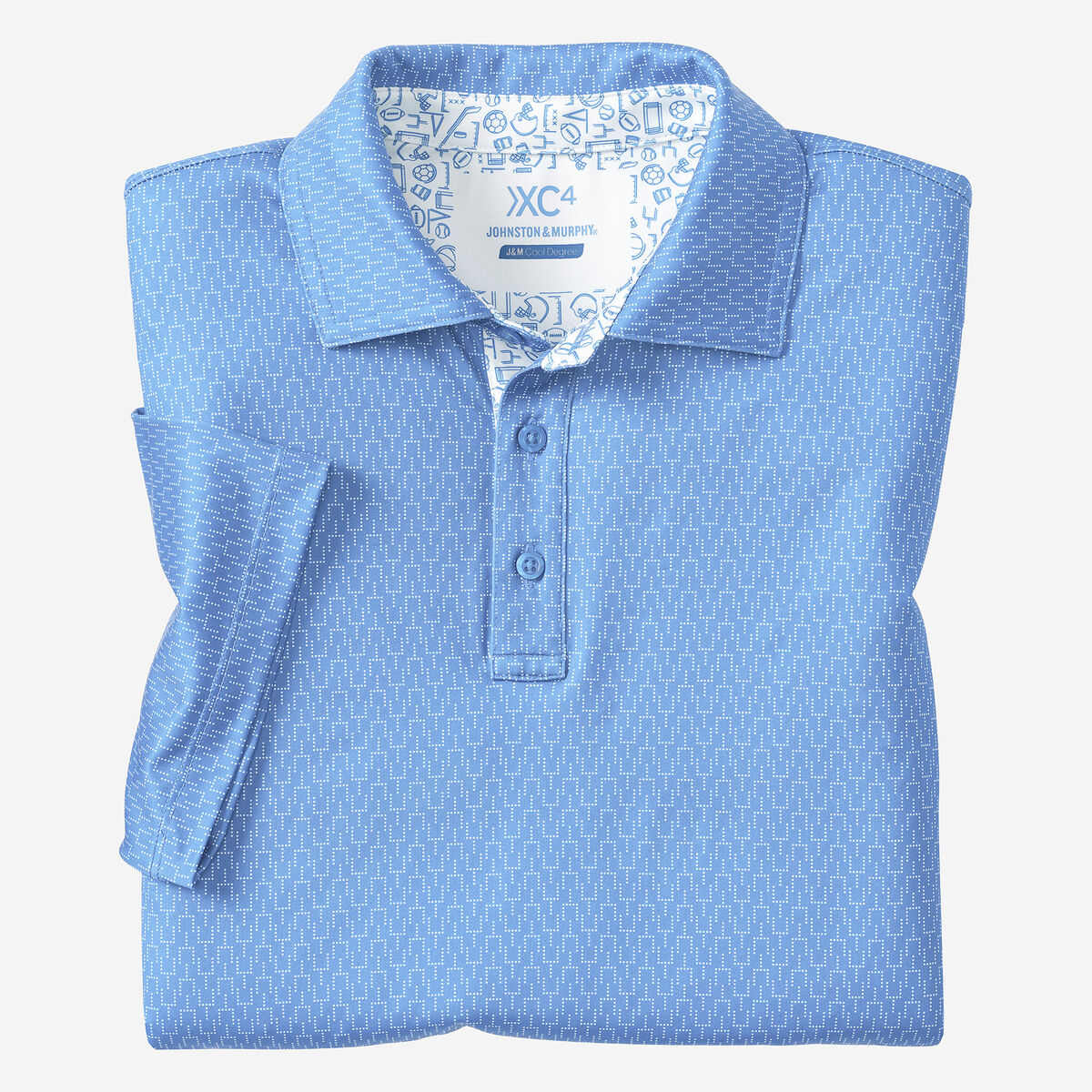 Game Day XC4&reg; Goal Post Print Polo image number null