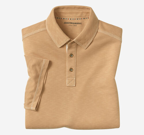 Vintage Slub Polo - Ginger