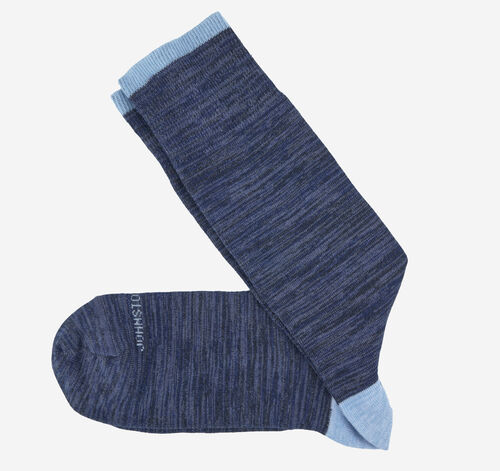 Space Dyed Socks - Navy Solid Space-Dyed