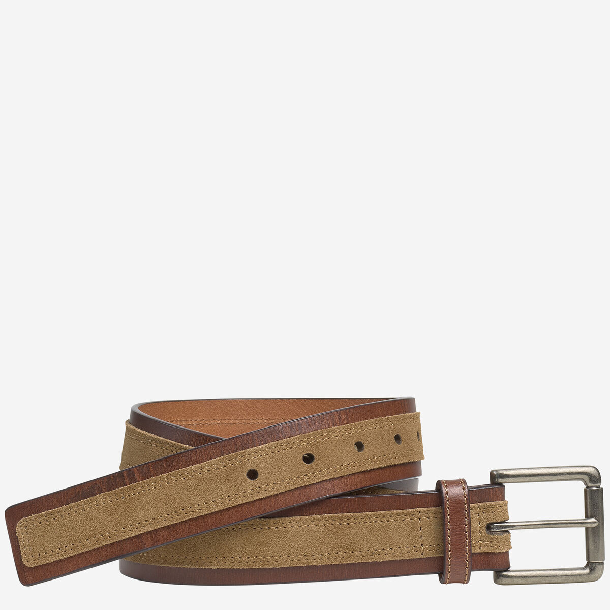 Suede Overlay Belt image number null