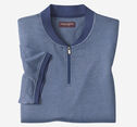 Jacquard Zip Polo image number null