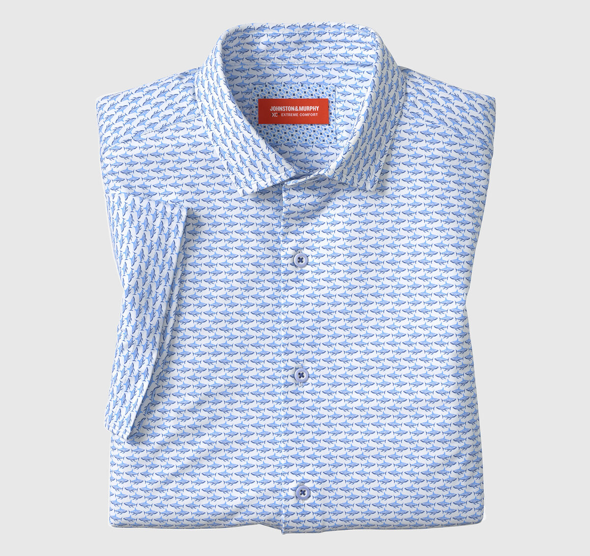 XC+&trade; Motion Short-Sleeve Print Knit Shirt image number null