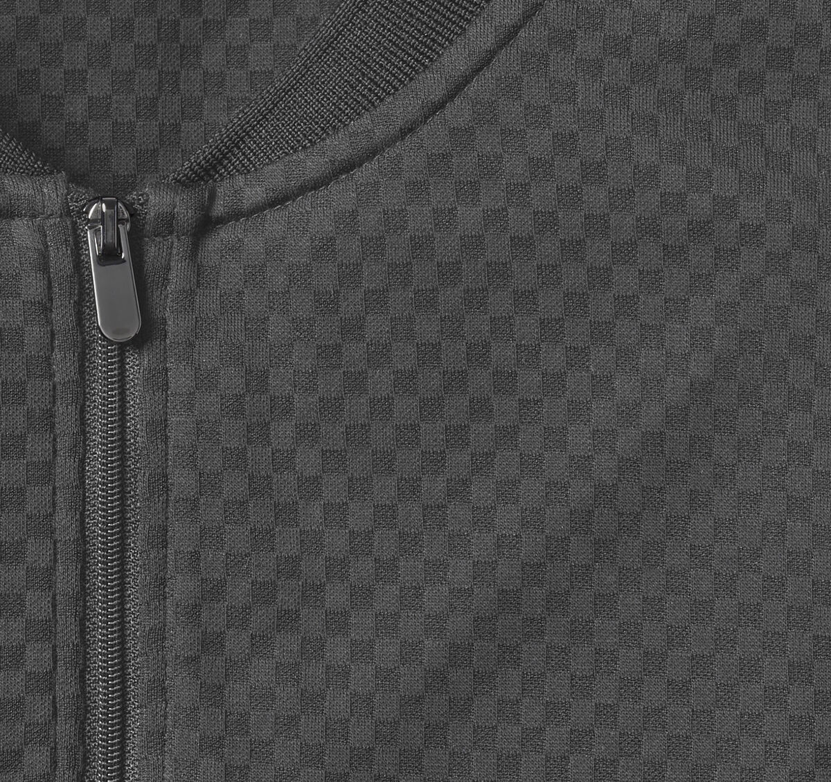 Gavin Zip Jacquard Polo image number null