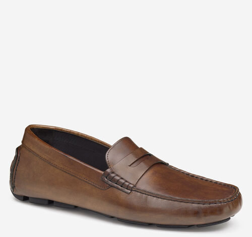 Dayton Penny Loafer - Brown Italian Calfskin
