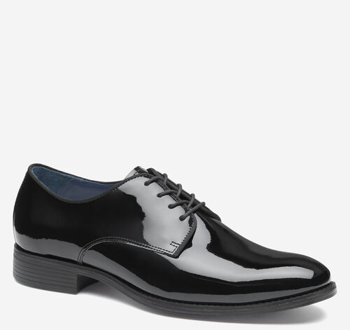 Lewis Plain Toe - Black Patent Leather