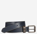Contrast Stitch Leather Belt image number null