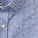 Long-Sleeve Jacquard Shirt image number null