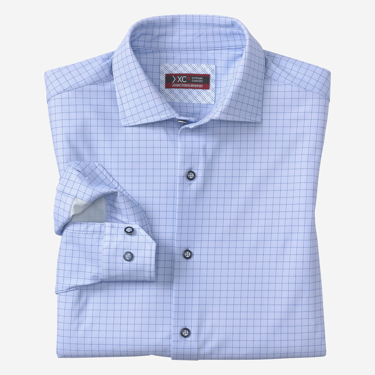 XC+&trade; Motion Long-Sleeve Dress Knit Shirt image number null