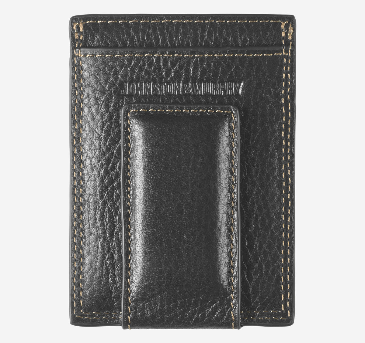 Double-Contrast Stitch Front Pocket Wallet image number null