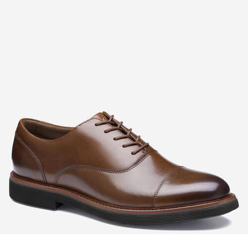 Tyson Dress Cap Toe - Tan Full-Grain Leather
