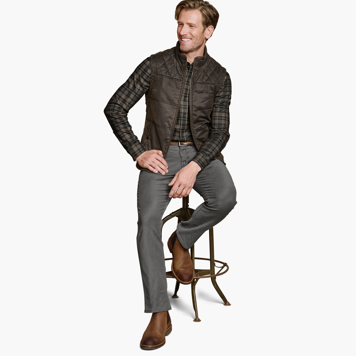 Antique Cotton Vest image number null