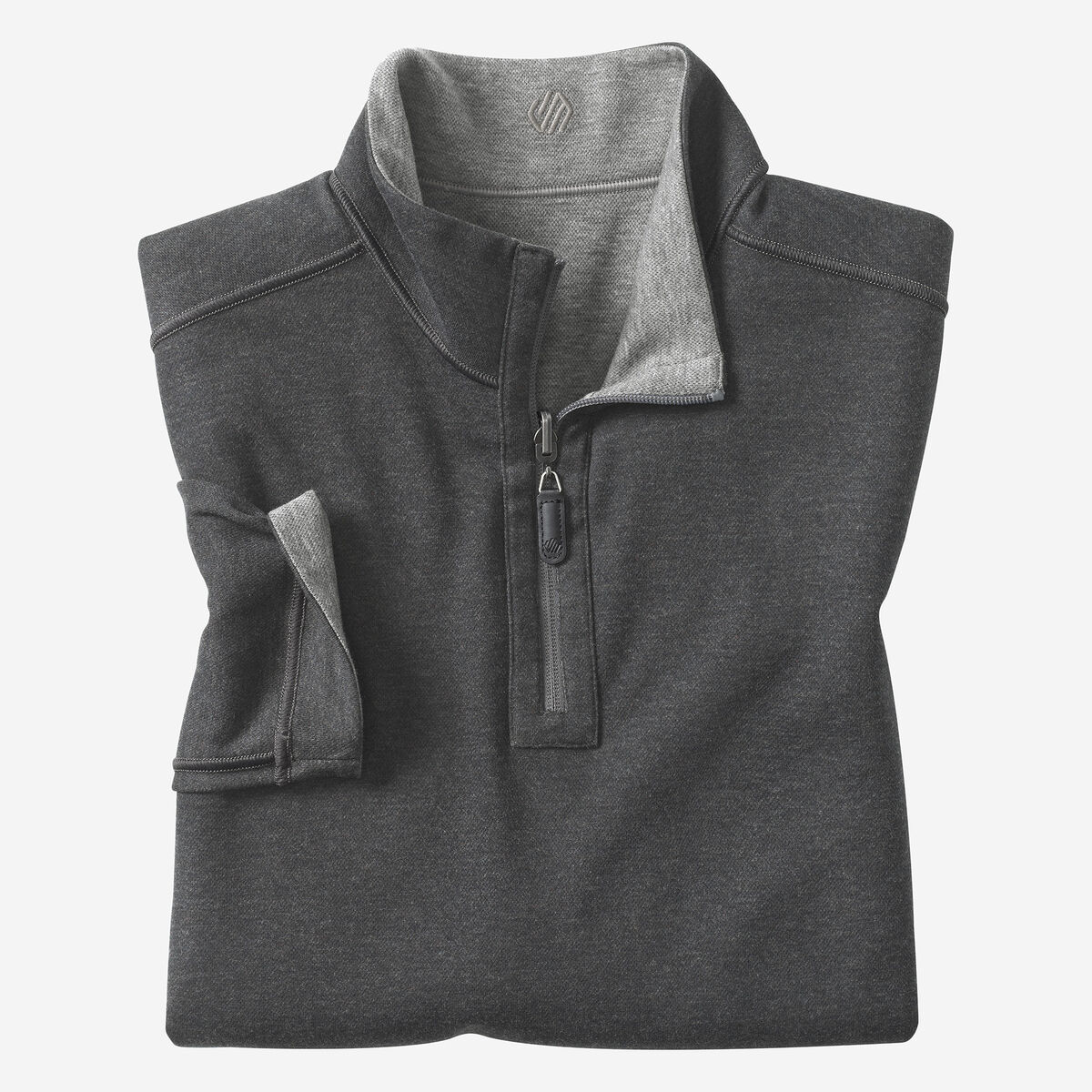 Icon Reversible Solid Quarter-Zip image number null