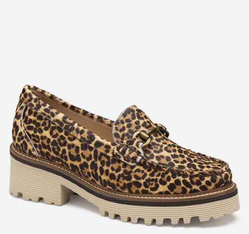 Emmalynn Bit Loafer - Leopard Haircalf