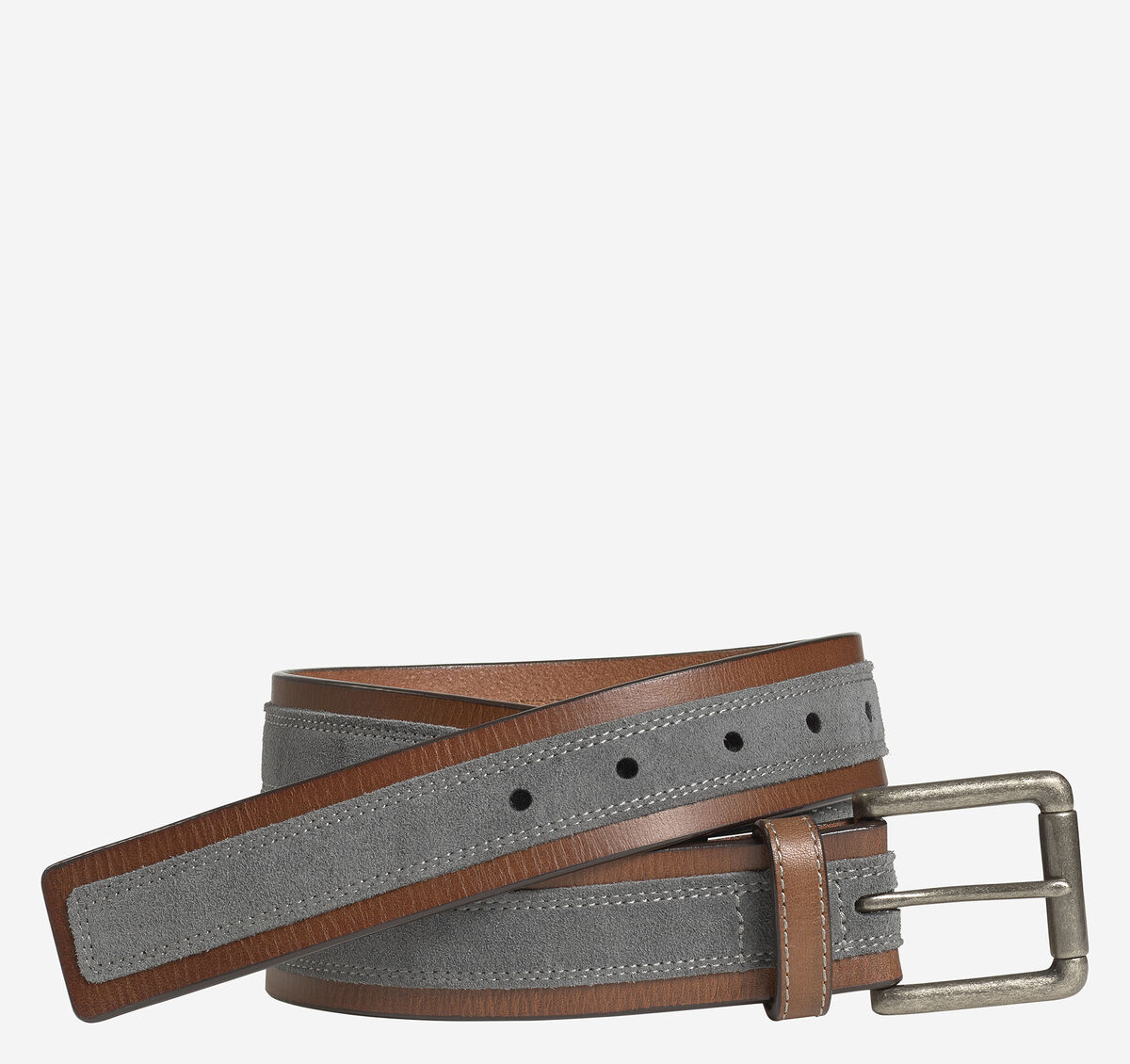 Suede Overlay Belt image number null