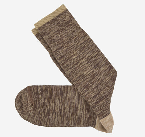 Space Dyed Socks - Brown Solid Space-Dyed