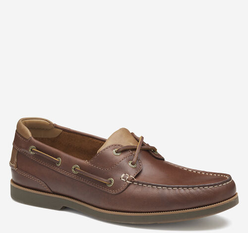 Ventura 2-Eye Boat Shoe - Mahogany Full Grain